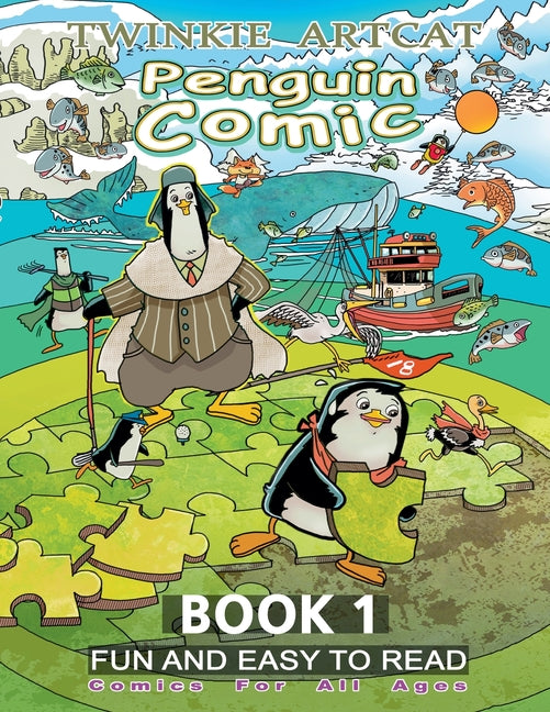 Penguin Comic Print Book