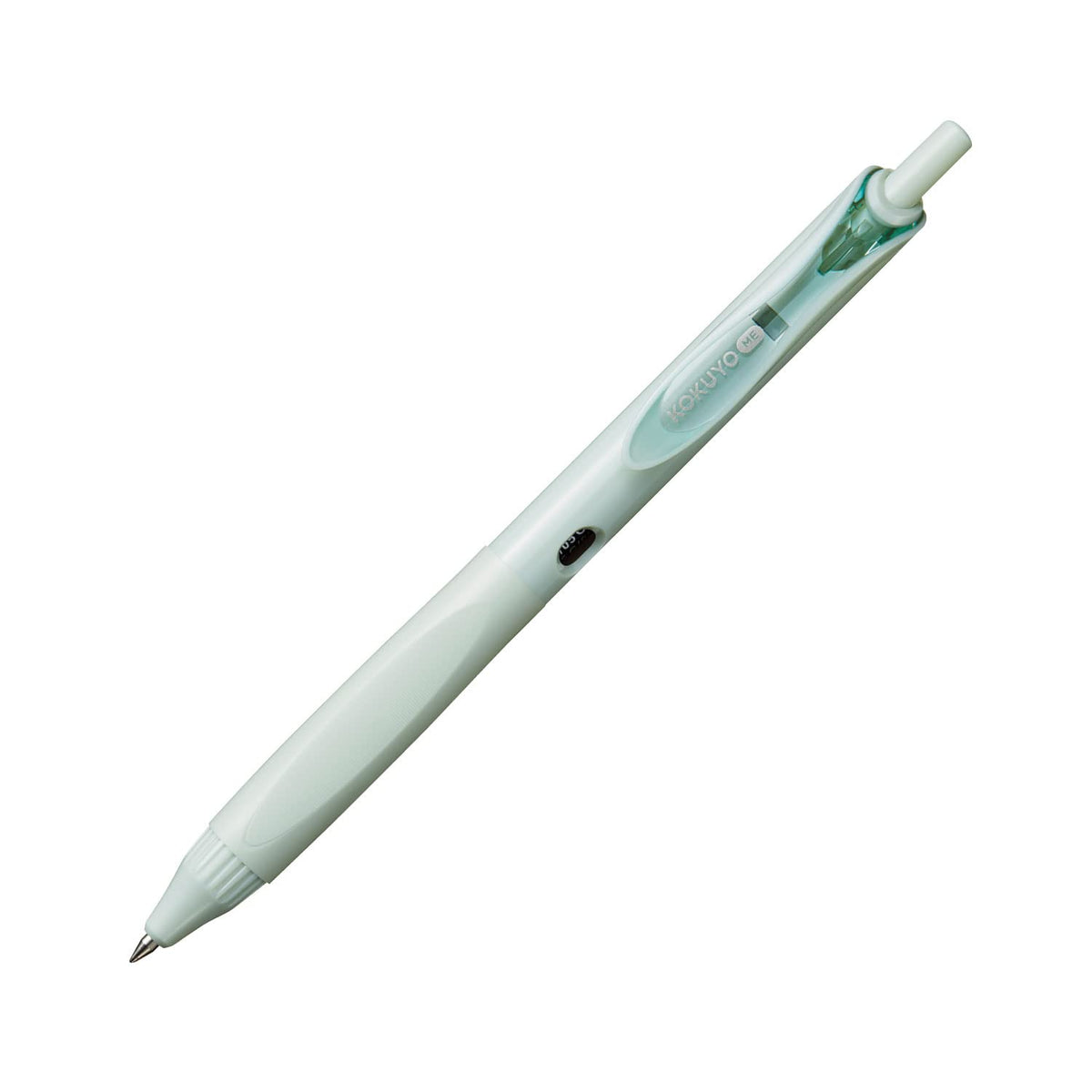 KOKUYO Me Ballpoint Pen, Black Ink 0.5mm Retractable Ball Point Writing Gel Pen, ‎Fragile Mint, Japan Import. (‎KME-BPEG5D102LG)