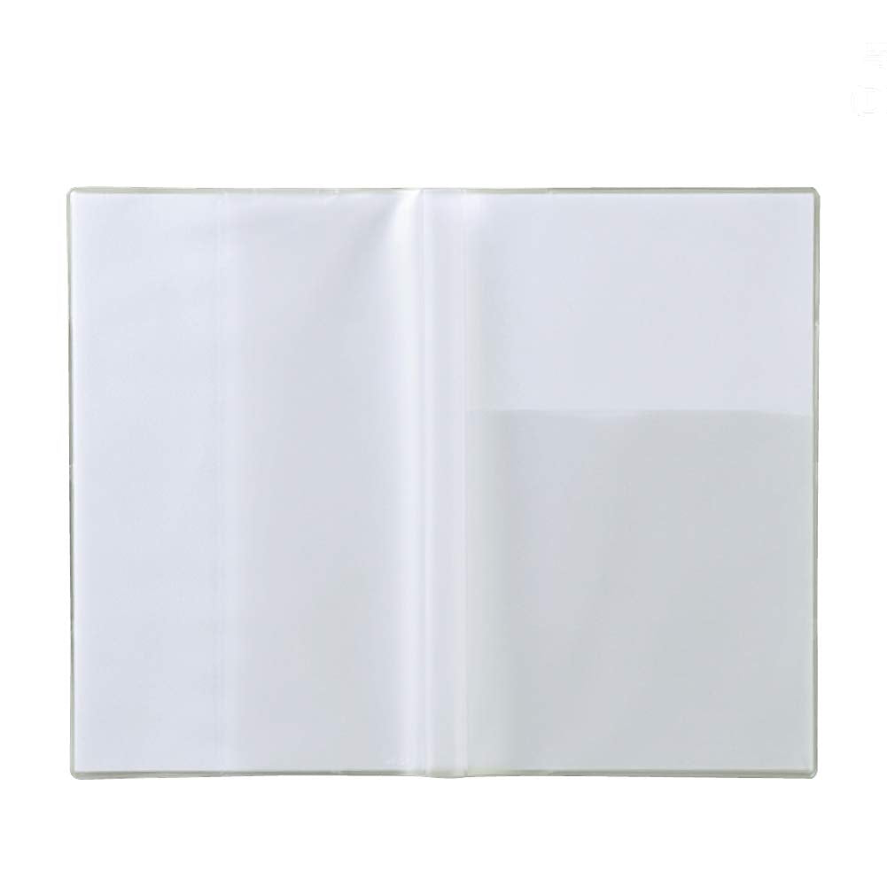 Kokuyo Transparent Cover for JIBUN_TECHO B6 Slim Size Notebook, 7.5" x 9.8", 0.2 mm Thick, with 1 Pen Loop & 4 Card Holders, Japan Import (NI-JGM61)