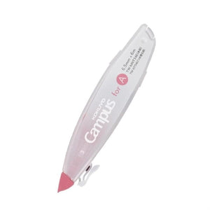 KOKUYO Correction Tape, 0.26 inches (6.5 mm) Wide for A 7mm Ruled Notebook, 19.7 ft (6 m) long, Pink, Japan Import (TW-MNT346)