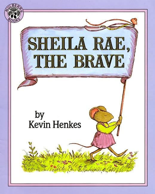 Kevin Henkes Set of 4 Picture Books (Chrysanthemum ~ Wembley Worried ~ Chester's Way ~ Sheila Rae, The Brave)