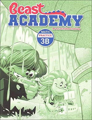 Art of Problem Solving: Beast Academy Grade 3 Complete Books Set (8 Books) - Math Guide 3A, 3B, 3C, 3D & Math Practice 3A, 3B, 3C, 3D