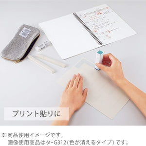Kokuyo Gloo Square Glue Stick, Firm Stick, Small Size, Pack of 5, Japan Import (TA-G301-5P)