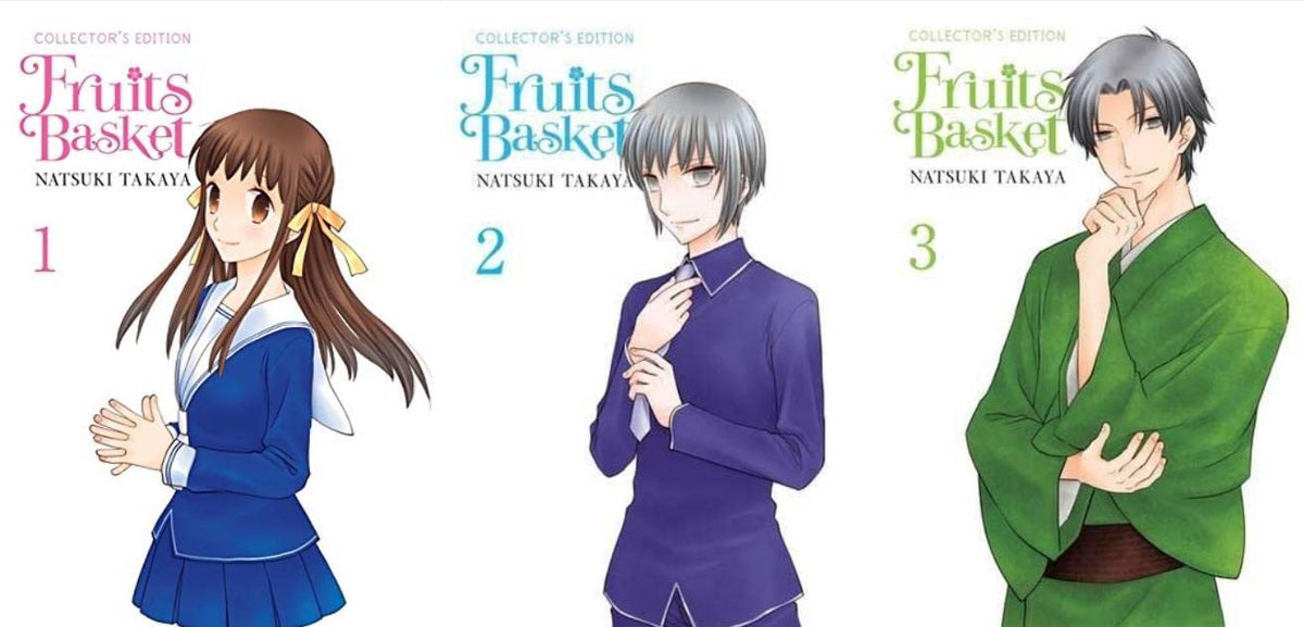Fruits Basket Collector's Edition Complete Manga Set Vol 1-12 by Natsuki Takaya.