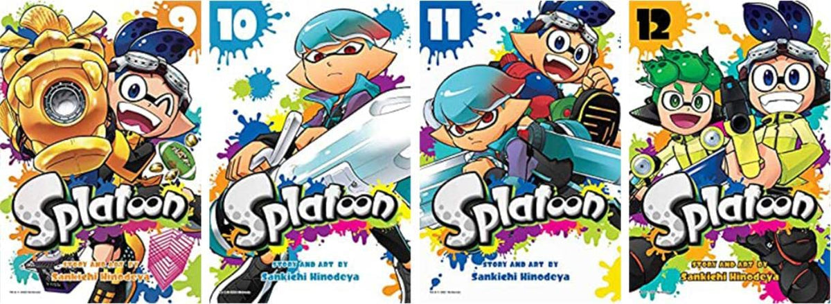 Splatoon Manga Set Vol.1-16 by Sankichi Hinodeya