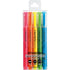 KOKUYO Beetle Tip 3-Way Highlighter Pen, 5-Color Set (PM-L301-5S)