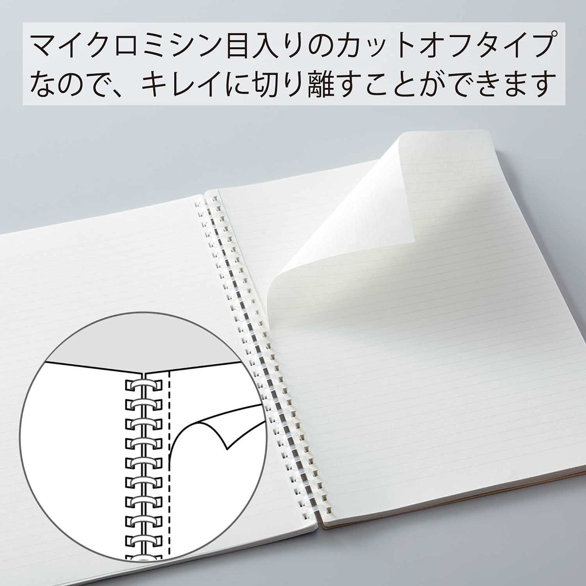 KOKUYO Spiral Lined Notebook, 10'' x 7'' Pastel Journal B5 Soft Ring Notebooks with Dot 6 mm Ruled, 80 Sheets, Purple 1 Subject Notebook, Note Taking for School. Japan Import (SU-SV308BT-V)