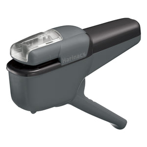 Kokuyo Stapleless Stapler, Harinacs Handheld Staple-Free, Up to 10 Sheets No Staple Binding, Portable Compact Holeless Stapler, Sepia Black, Japan Import (SLN-MSH110SD)