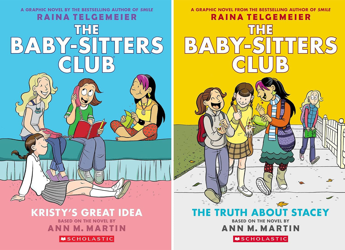 The Baby-Sitters Club Series. 17 Books Collection Set by Raina Telgemeier