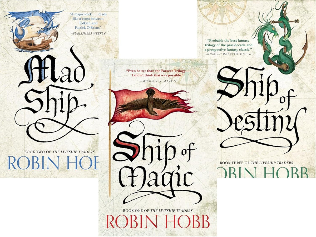 Robin Hobb The Liveship Traders Trilogy 3 Books Collection Set