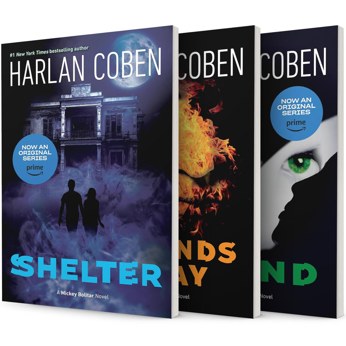 The Mickey Bolitar Novel Series. 3 Books Collection Set. Shelter, Seconds Away, Found by Harlan Coben