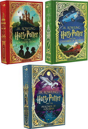 Harry Potter Minalima Illustrated Editions Set (3 Books)