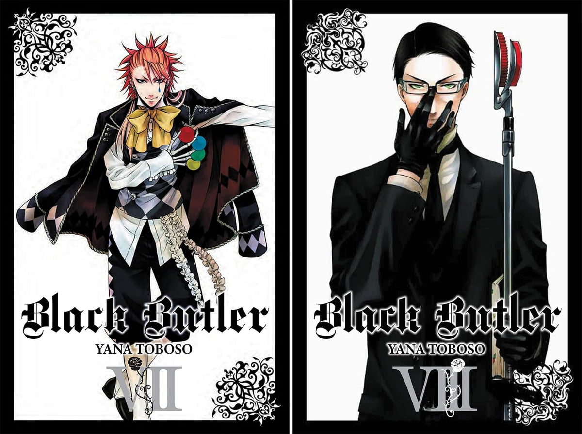 Black Butler Manga Set Vol 1 - Vol 10 by Yana Toboso