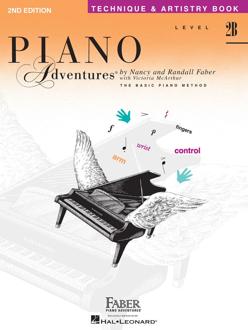 NEW Faber Piano Adventures Level 2B Set (4 Books) 2nd Edition - Lesson 2B, Theory 2B, Technique & Artistry 2B, Performance 2B
