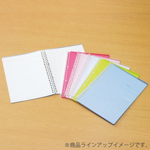 Kokuyo Campus Smart Ring Binder, B5 Light Blue Refillable Binder Notebook 26 Holes with 10 Extra Loose-Leaf Paper, Up to 25 Filler Papers for Work & Study, Japan Import (RU-SP700LB)