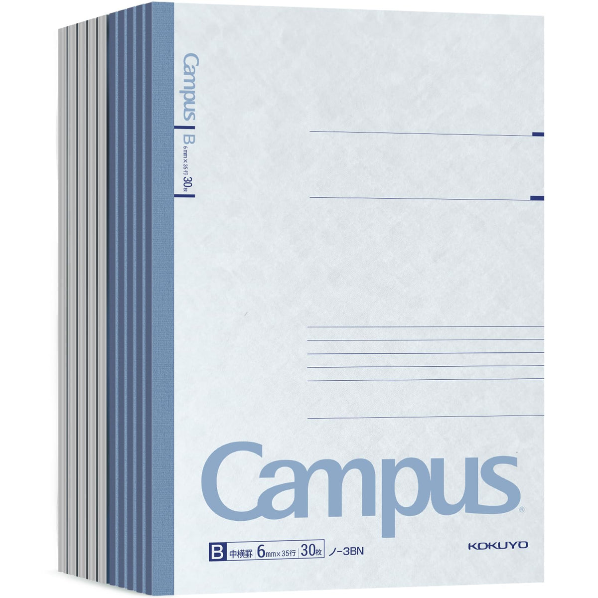 KOKUYO Campus Composition Notebook, 7 x 10 inch Lined Notebooks with 30 Sheets 6mm Ruled Paper, 10 Pack B5 Pink Notebook for School and Work, School Supplies Comp Book for Journal Diary, Japan Import