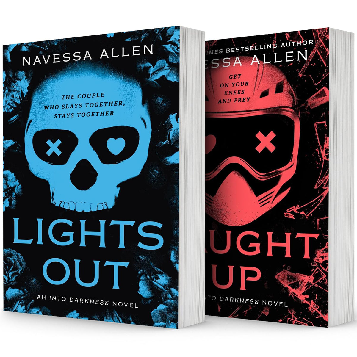 Into Darkness Series, 2 Books Collection Set, Lights Out: An Into Darkness Novel, Caught Up: Into Darkness Trilogy, by Navessa Allen