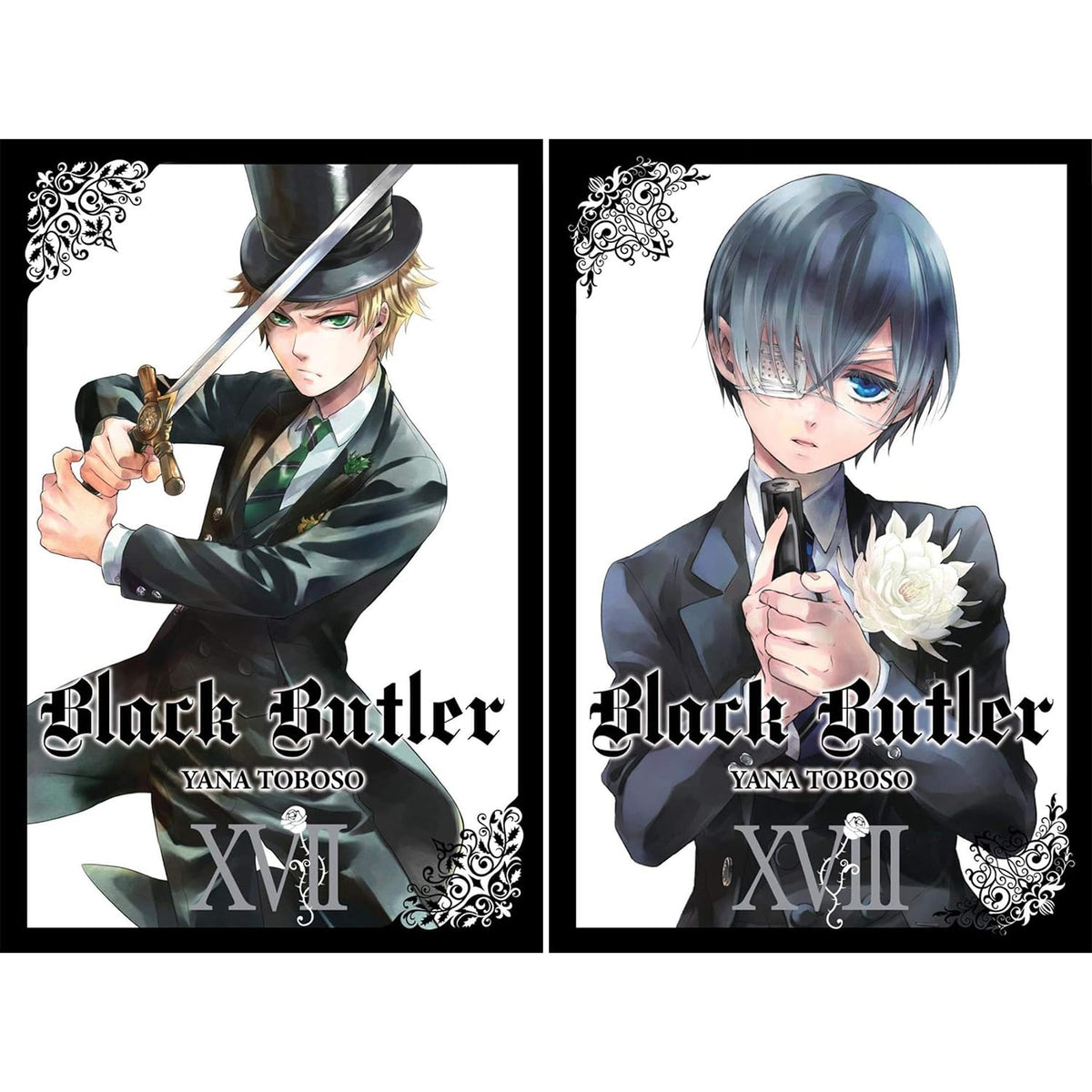 Black Butler Manga Set Vol 11-20 by Yana Toboso, Set of 10 Books