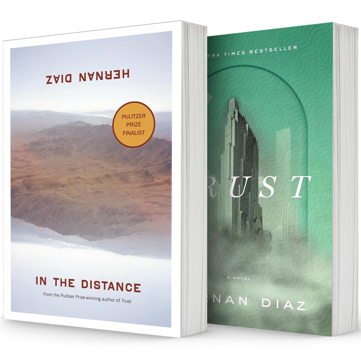 Hernan Diaz Bestselling,2 Books Collection Set, In the Distance,Trust by Hernan Diaz