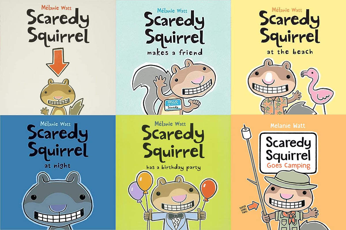 Scaredy Squirrel Series Set