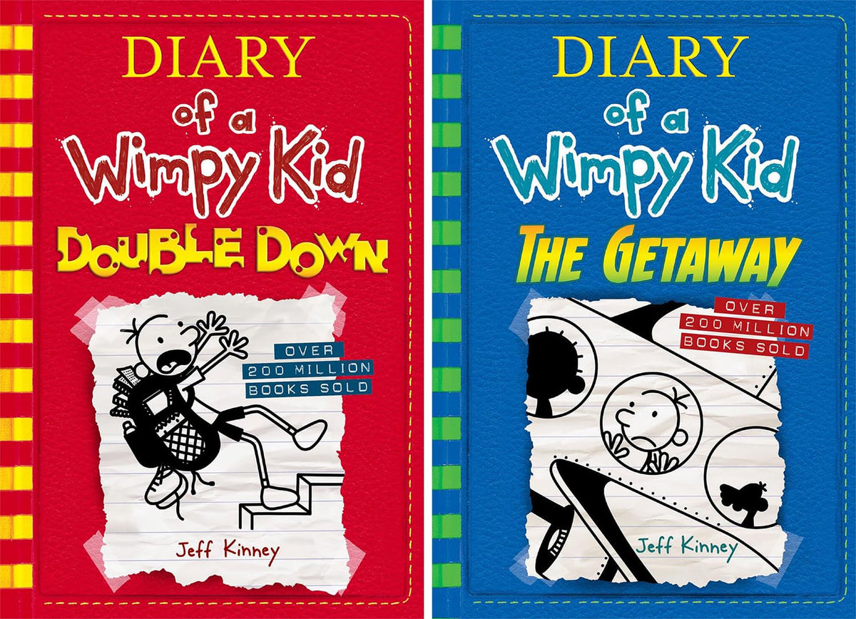 Diary of a Wimpy Kid Volume 11-20, Double Down, The Getaway, The Meltdown, Wrecking Ball, The Deep End, Big Shot, Diper Överlöde, No Brainer, Hot ... 10 Books Collection Set, by Jeff Kinney
