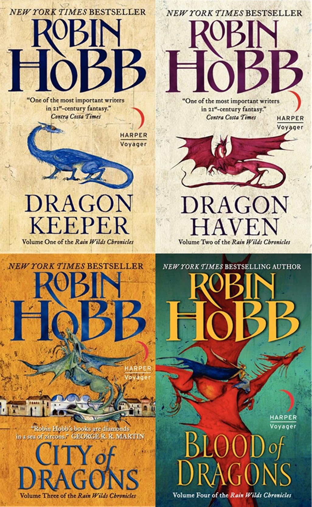 Robin Hobb The Rain Wild Chronicles Trilogy Collection 4 Books Set Pack NEW