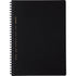 KOKUYO Spiral Lined Notebook, 10'' x 7'' Business Journal B5 Soft Ring Notebooks with A 6mm Ruled, 70 Perforated Sheets, Black 1 Subject Notebook, Note Taking for Work. Japan Import (SU-SV407B-D)