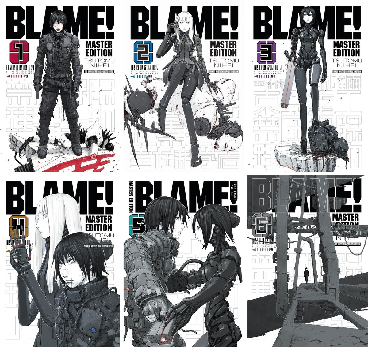 BLAME! Manga Complete Master Edition Vol. 1-6 by Tsutomu Nihei