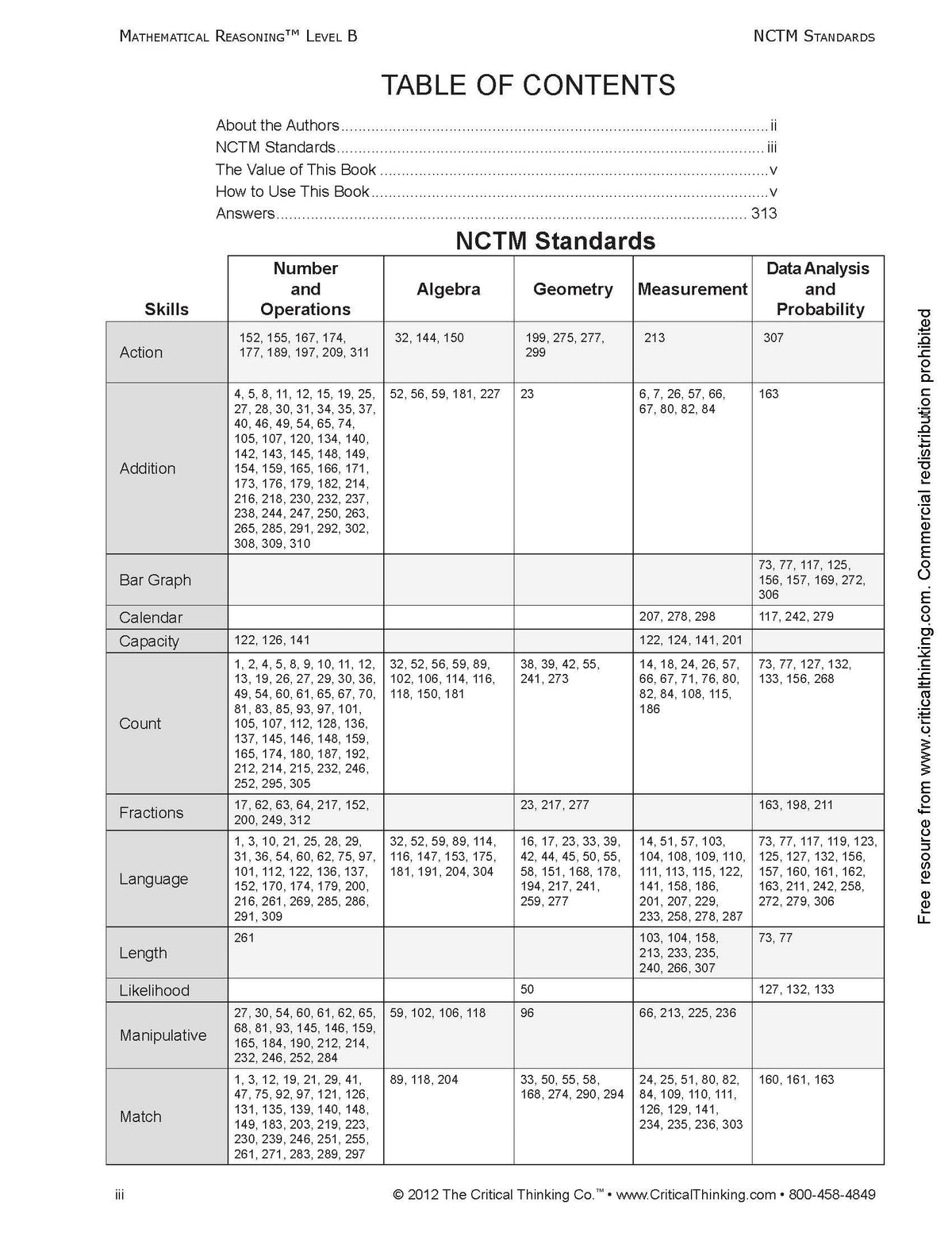 Mathematical Reasoning Level B Full Curruculum Workbook - Bridging the Gap Between Computation and Math Reasoning (Grade 1)