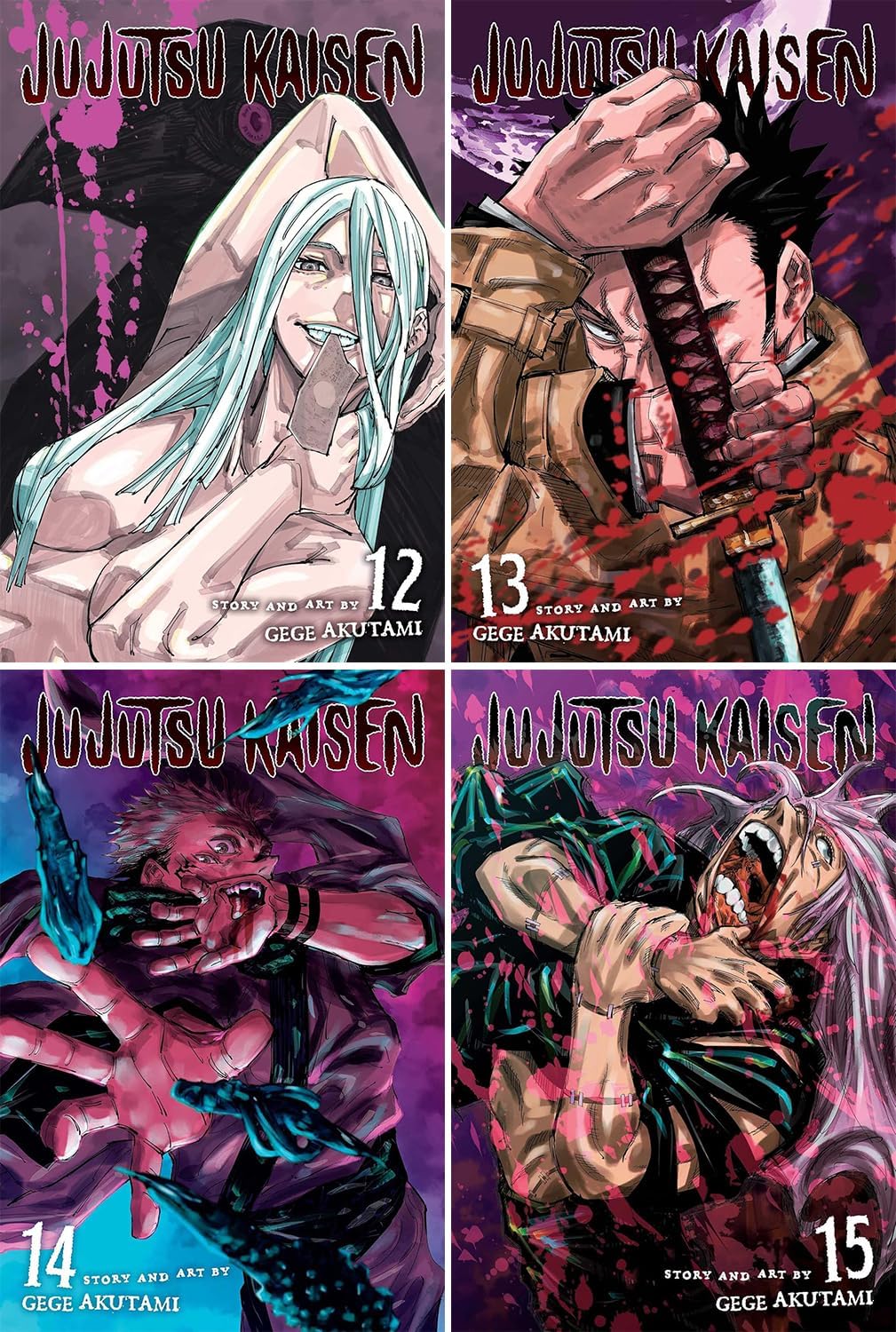 Viz Media The Jujutsu Kaisen Series (Vol 0-27) 28 Books Collection Set By Gege Akutami