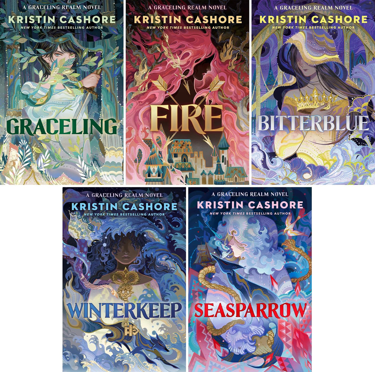Graceling Realm 5 Books Set
