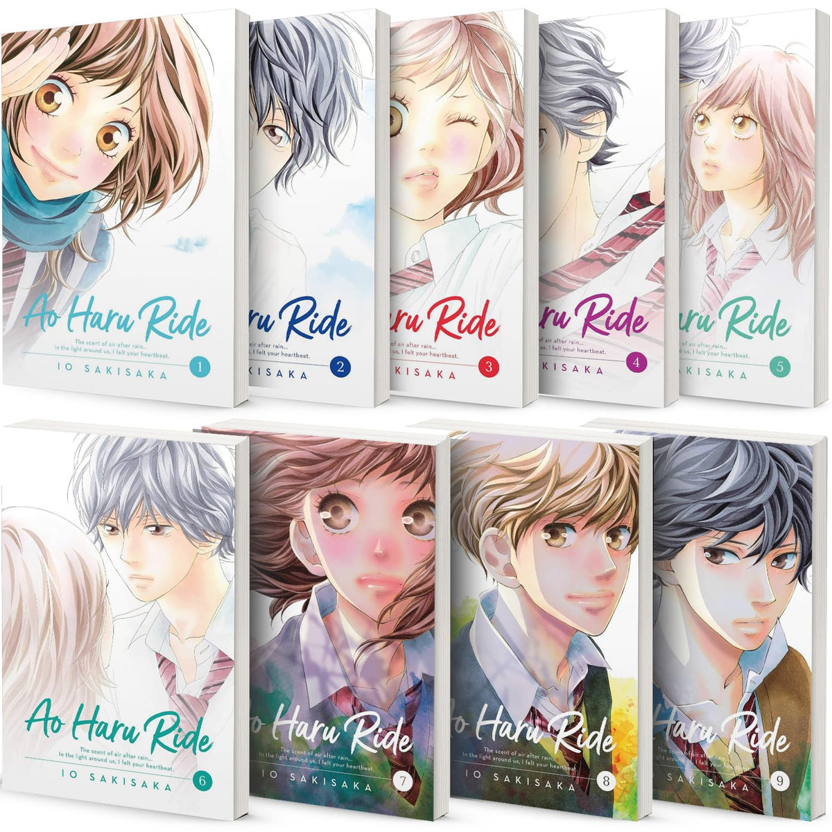 Ao Haru Ride Manga Set, Vol. 1-9