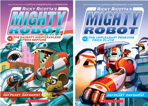 Ricky Ricotta's Mighty Robot Books 1 - 9