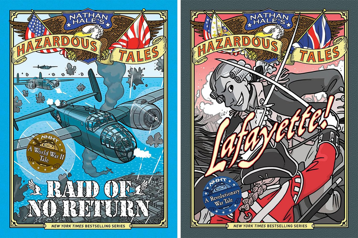 Nathan Hale's Hazardous Tales Series, Vol. 1-12 Collection Set of 12 Books by Nathan Hale