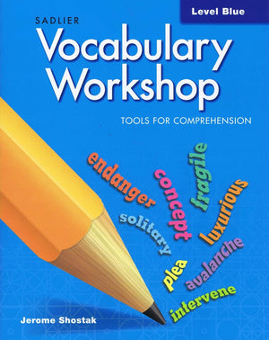 (Level Blue) 2021 Vocabulary Workshop Tools For Comprehension