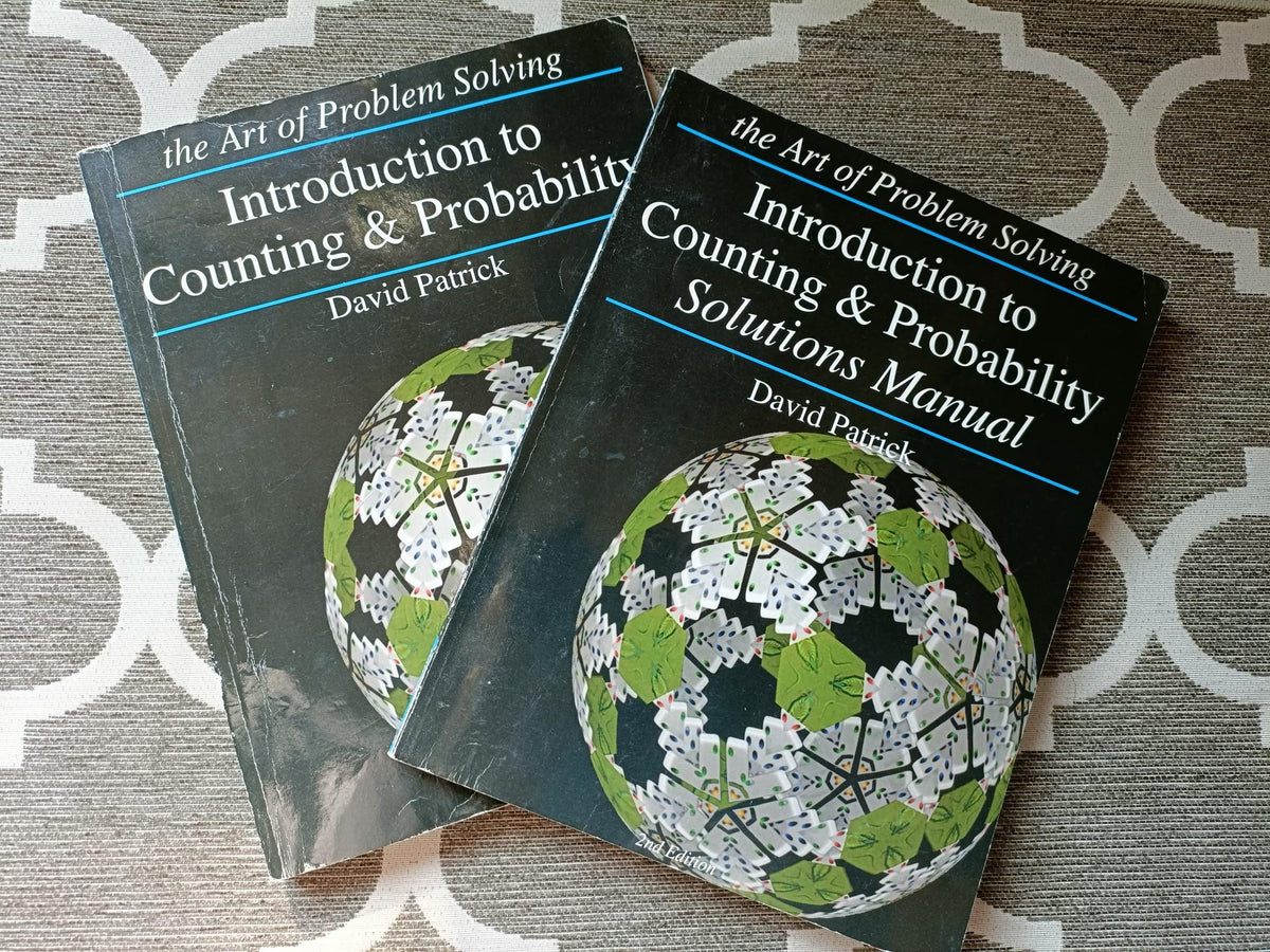 Art of Problem Solving: Introduction to Counting and Probability Books Set (2 Books) - Introduction to Counting & Probability Text, Introduction to Counting & Probability Solutions Manual