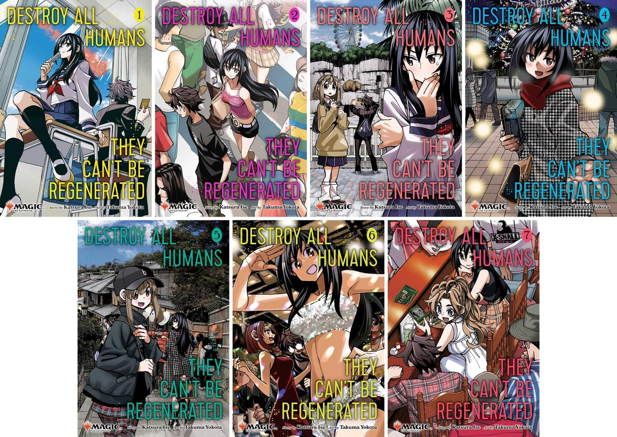 Destroy All Humans. They Can’t Be Regenerated. Magic: The Gathering Manga Series 7 Books Set: Volumes 1–7